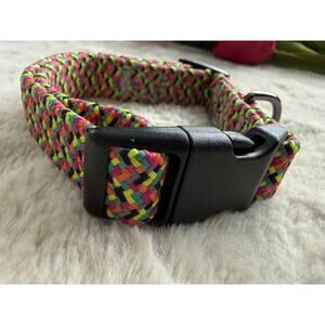 Vibrant Life Multicolor Dog Collar NWOT